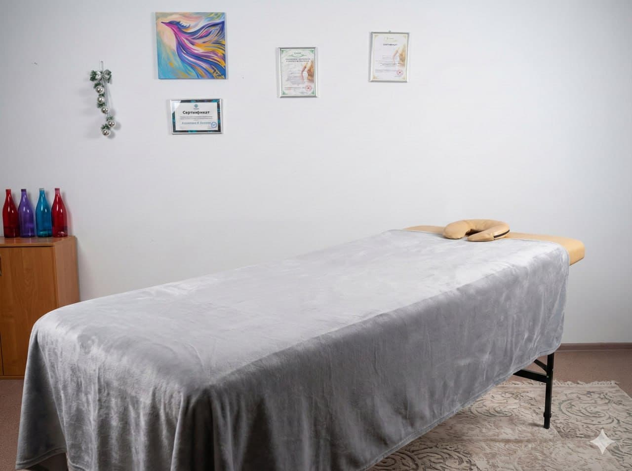 Кабинет массажа и оздоровительных процедур студии Пробуждение